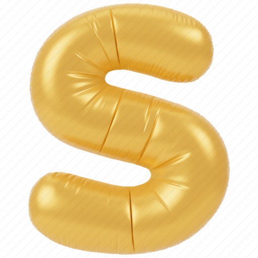 S, alphabet, letter, text, abc, balloon, party icon - Download on Iconfinder