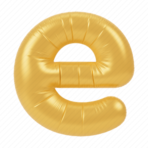 E, party, balloon, celebration, text, alphabet, abc icon - Download on Iconfinder
