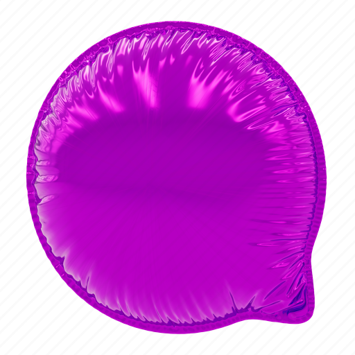 Speech, balloon, celebration, party, decoration, birthday, bubble 3D illustration - Download on Iconfinder