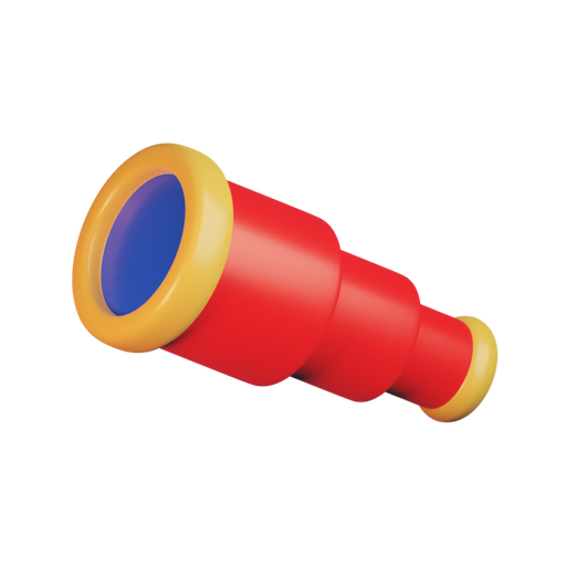 Telescope, astronomy, space, bam 3D illustration - Free download