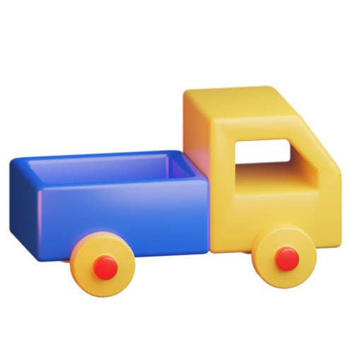 Truck, delivery, transport 3D illustration - Free download