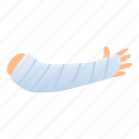 hand, injury, bandage