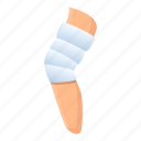knee, bandage