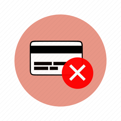 Account denied, atm, bank transfer, banking, card denied icon - Download on Iconfinder