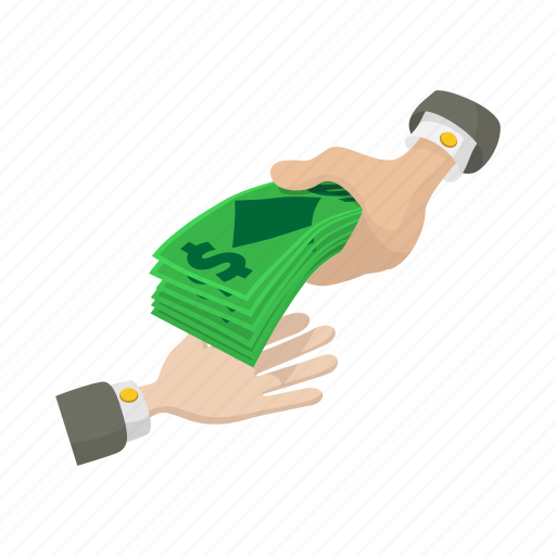 Business, cartoon, currency, dollar, finance, hand, money icon - Download on Iconfinder