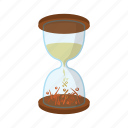 cartoon, clock, countdown, hourglass, sand, sign, time
