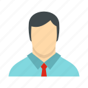 avatar, head, male, person, shirt, tie, user