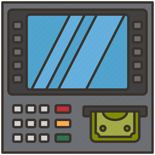 Withdrawal, machine, atm, money, cash icon - Download on Iconfinder