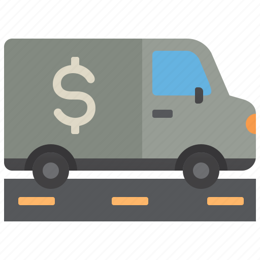 Transportation, security, money, safety, truck icon - Download on Iconfinder