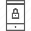 lock, log in, mobile, phone, security, smartphone 