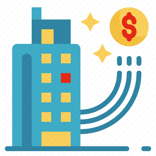 Brokerage, building, business, money, tower icon - Download on Iconfinder