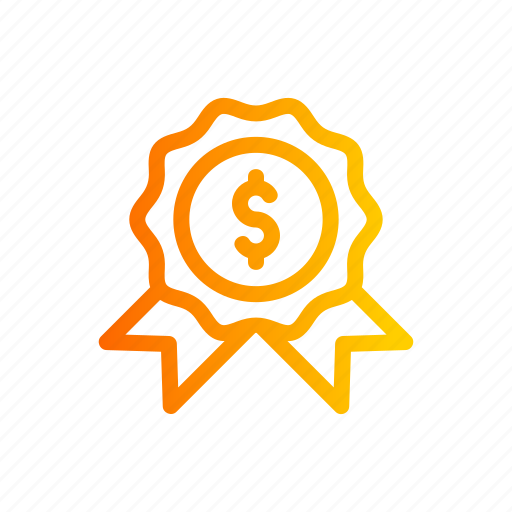 Badge, dollar, finance, reward, business icon - Download on Iconfinder
