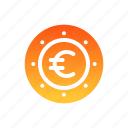 euro, finance, currency, coin, money