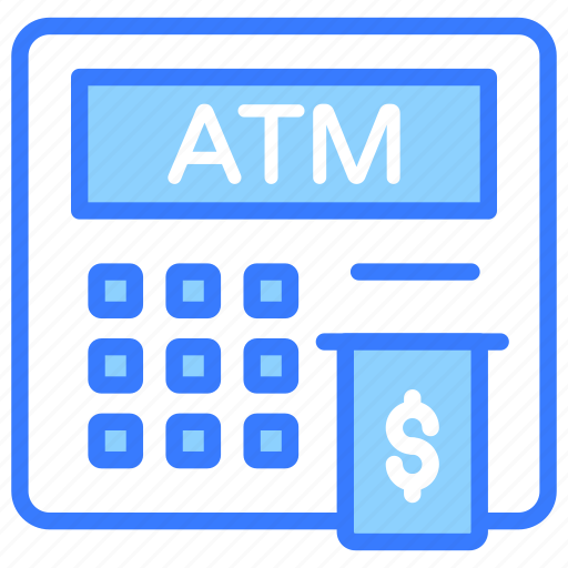 Atm, machine, disperser, transaction, gateway, cash, withdrawal icon - Download on Iconfinder