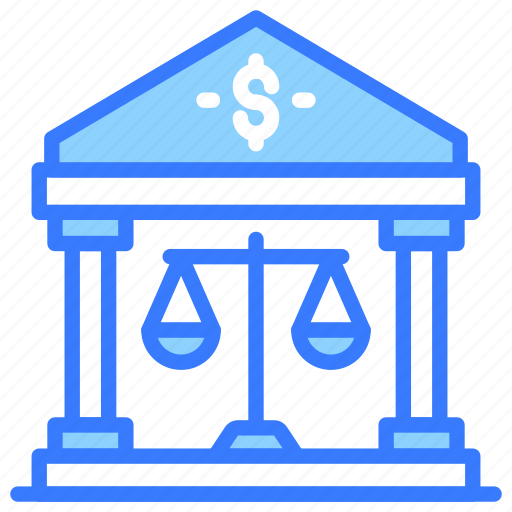 Banking, law, bank, financial, finance scale, balance, architecture icon - Download on Iconfinder