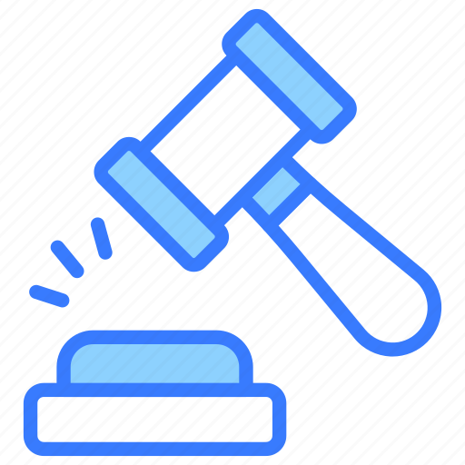 Auction, law, justice, hammer, court, judicial, mallet icon - Download on Iconfinder