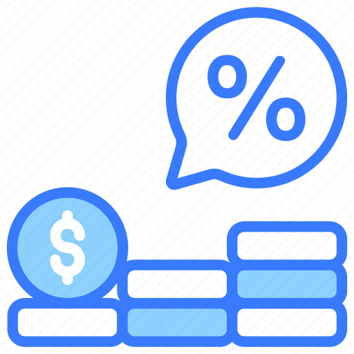 Interest, rate, business, profit, percentage, dollar, service icon - Download on Iconfinder
