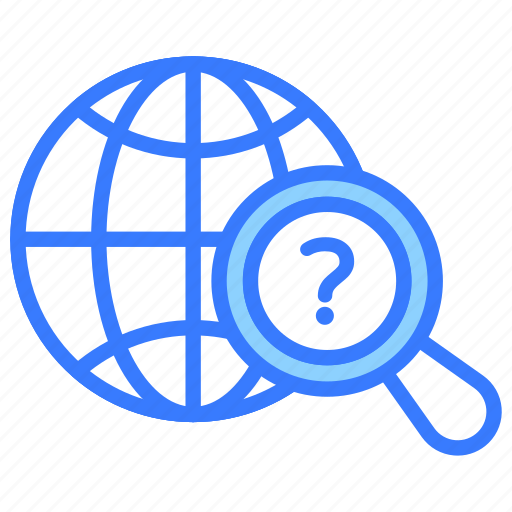 Global, research, search, international, magnifier, worldwide, loupe icon - Download on Iconfinder