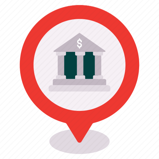 Location, business, bank, banking, building icon - Download on Iconfinder