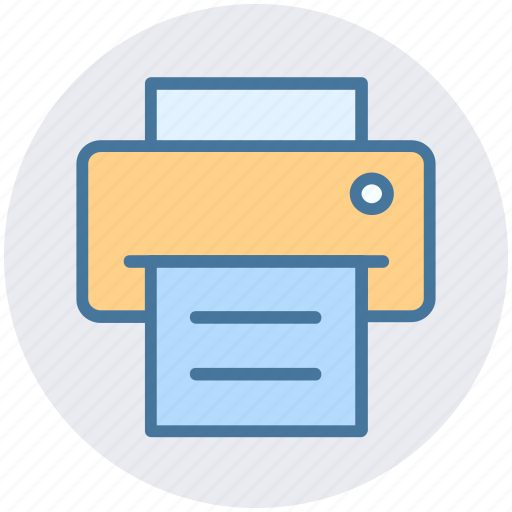 Device, fax, output, paper, print, printer, printing icon - Download on Iconfinder
