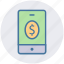 dollar, mobile, mobile money, mobile payment, money, phone 