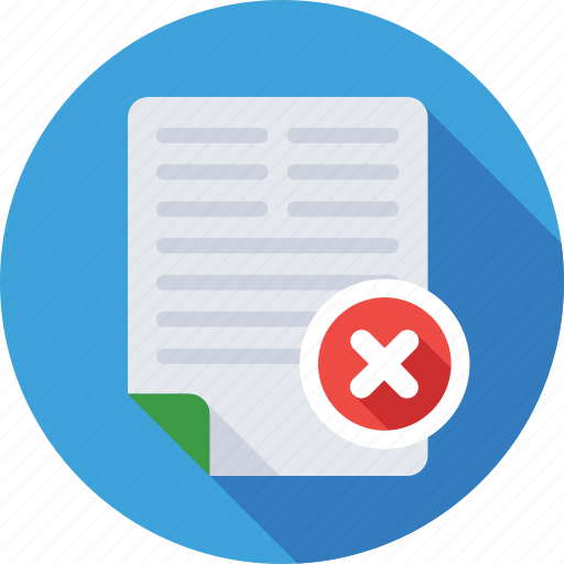 Cancel, cancel documents, cross, remove, remove sheet icon - Download on Iconfinder