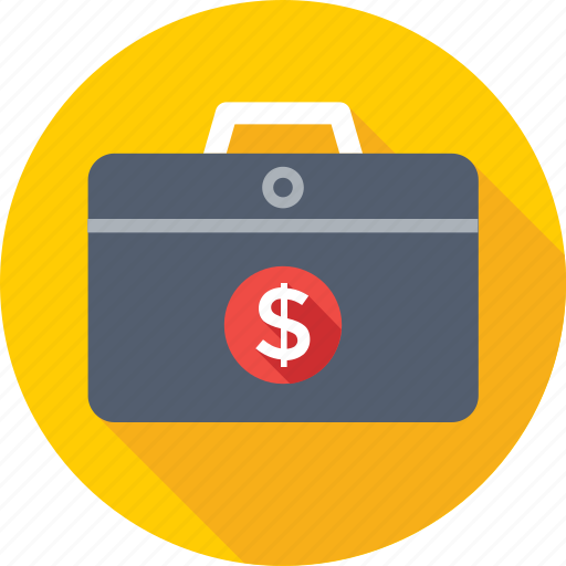 Bag, briefcase, case, currency briefcase, office icon - Download on Iconfinder
