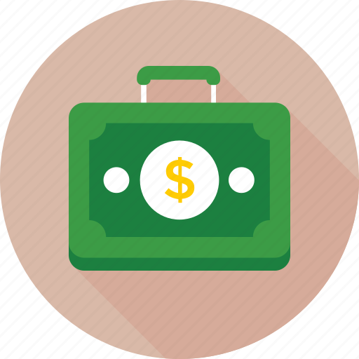 Bag, briefcase, case, currency briefcase, office icon - Download on Iconfinder