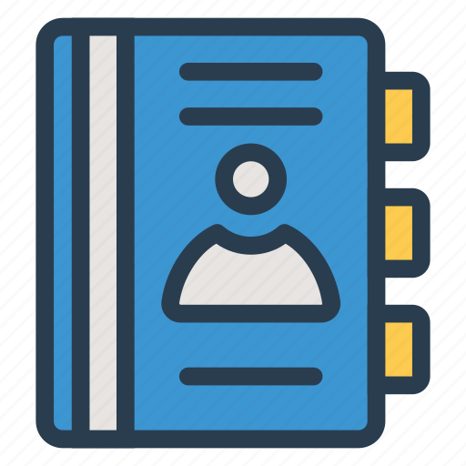 Address, book, contact, diary, directory, phone, phonebook icon - Download on Iconfinder