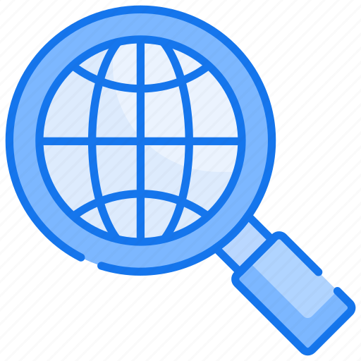 Analysis, business, global research, magnifying, marketing icon - Download on Iconfinder