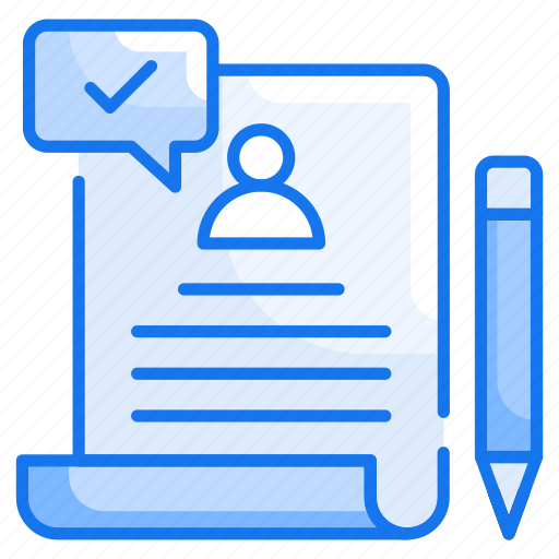 Contract, document, interview, job, resume icon - Download on Iconfinder