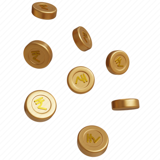 Rupee, coin, rain, falling, casino, drop, earnings 3D illustration - Download on Iconfinder