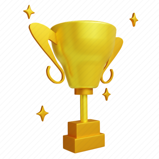 Trophy, cup, award, champion, winner, soccer, marketing 3D illustration - Download on Iconfinder