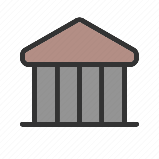 Bank, banking, building, funds, guarantee, institution, money icon - Download on Iconfinder