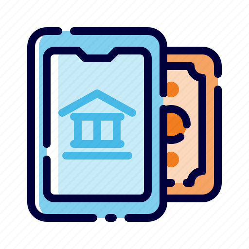 Banking, business, finance, mobile banking, money, online banking, online payment icon - Download on Iconfinder