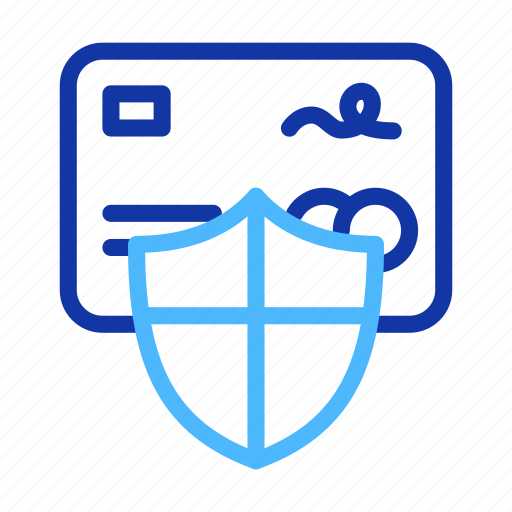 Credit, card, protection, security, shield, money, banking icon - Download on Iconfinder