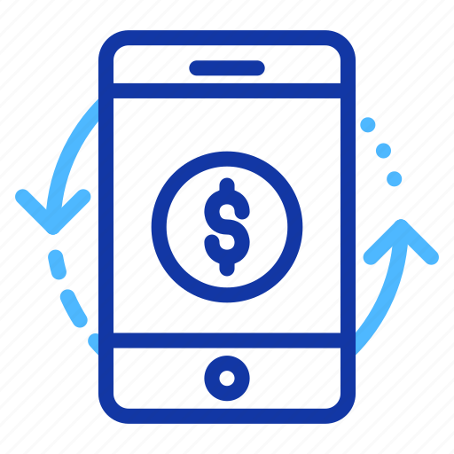 Mobile, money, exchange, finance, business, smartphone, bank icon - Download on Iconfinder