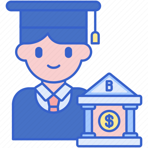 Student, banking, money icon - Download on Iconfinder