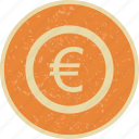 coin, euro, currency
