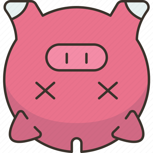 Piggy, bank, money, debt, bankruptcy icon - Download on Iconfinder