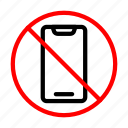 banned, restricted, stop, mobile, phone