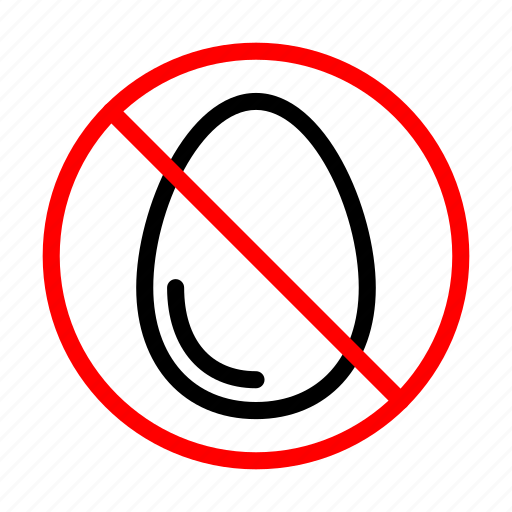 Stop, ban, egg, notallowed, omelet icon - Download on Iconfinder