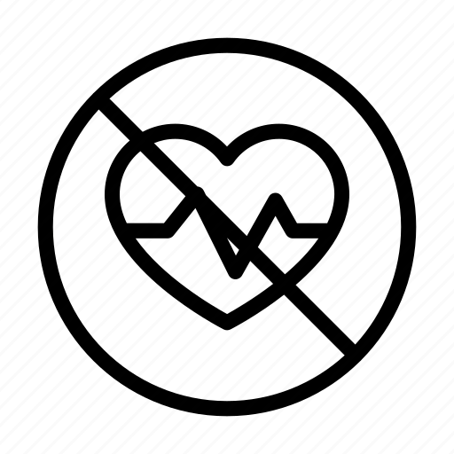 Banned, health, life, heart, restricted icon - Download on Iconfinder