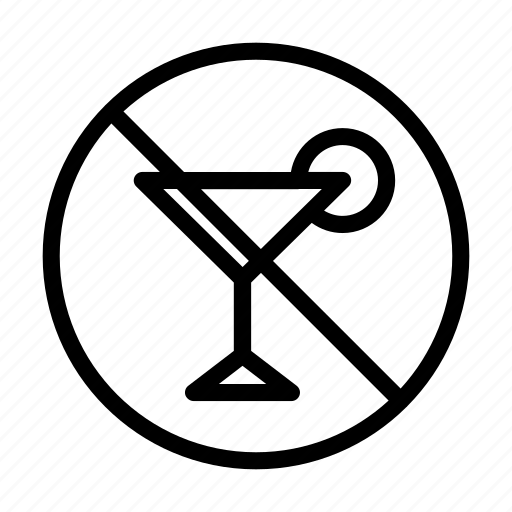 Restricted, notallowed, banned, drink, beverage icon - Download on Iconfinder