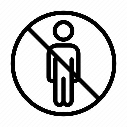 Restricted, notallowed, banned, walk, human icon - Download on Iconfinder