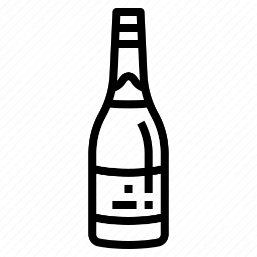 Bar, bottle, champagne, drink, wine icon - Download on Iconfinder