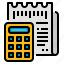 bill, calculator, cash, financial, payment 