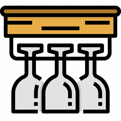 Bar, dry, glass, pub, rack icon - Download on Iconfinder