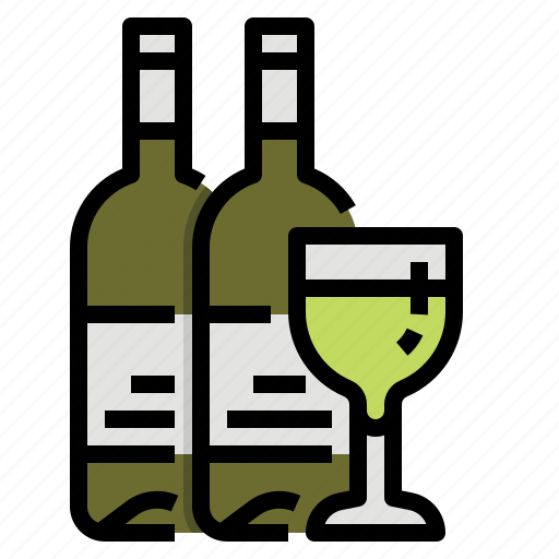 Alcohol, bar, glass, white, wine icon - Download on Iconfinder