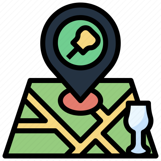 Location, map, maps, placeholder, point, pub, street icon - Download on Iconfinder